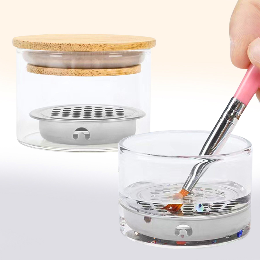 Nail Fan Brush - Kubek do czyszczenia pędzli do zdobienia