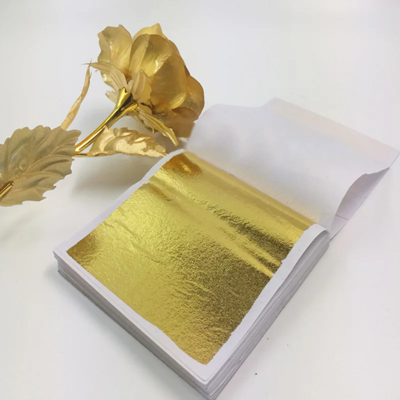 100 szt. Imitacja złota, srebr – Nail Art Gold recenzja i cena