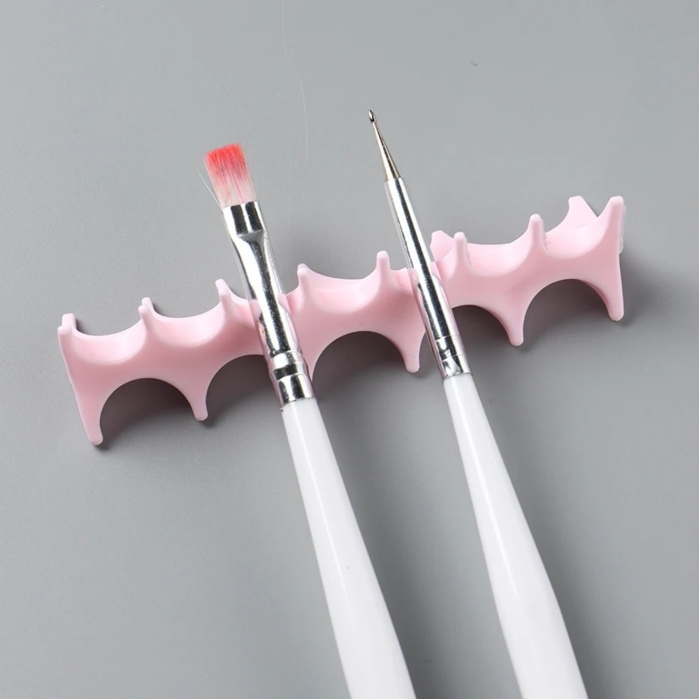 Silikonowy uchwyt na pędzle do – Nail Fan Brush recenzja i cena