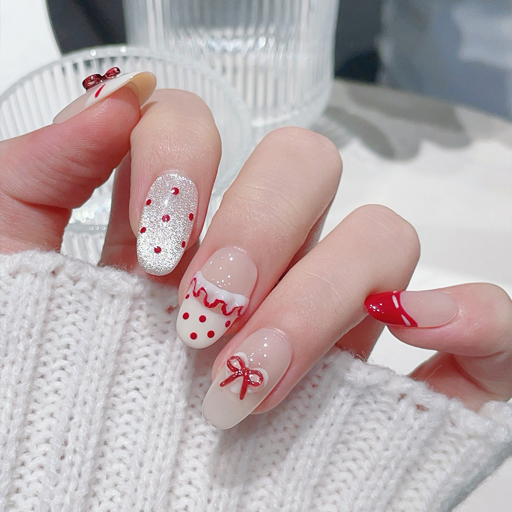 10 szt. Krótkie Owalne Ręcznie – Nail Art Oval recenzja i cena