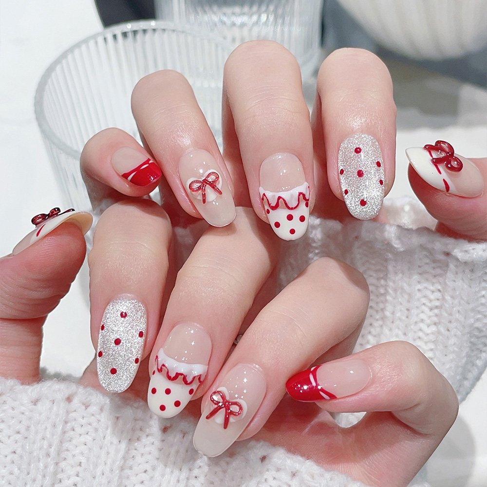 10 szt. Krótkie Owalne Ręcznie – Nail Art Oval recenzja i cena