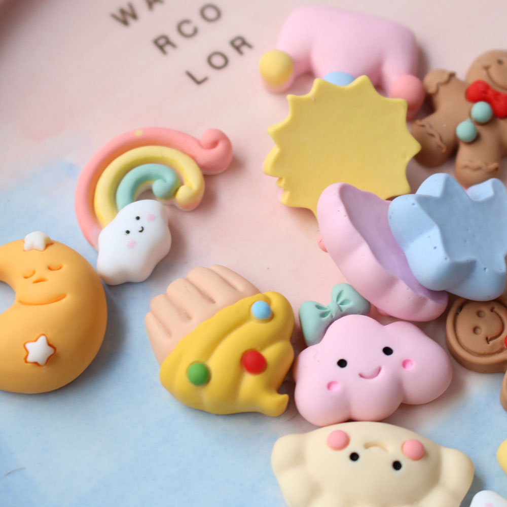 100 sztuk/worek Kawaii żywica  – Nail Art For Men recenzja i cena