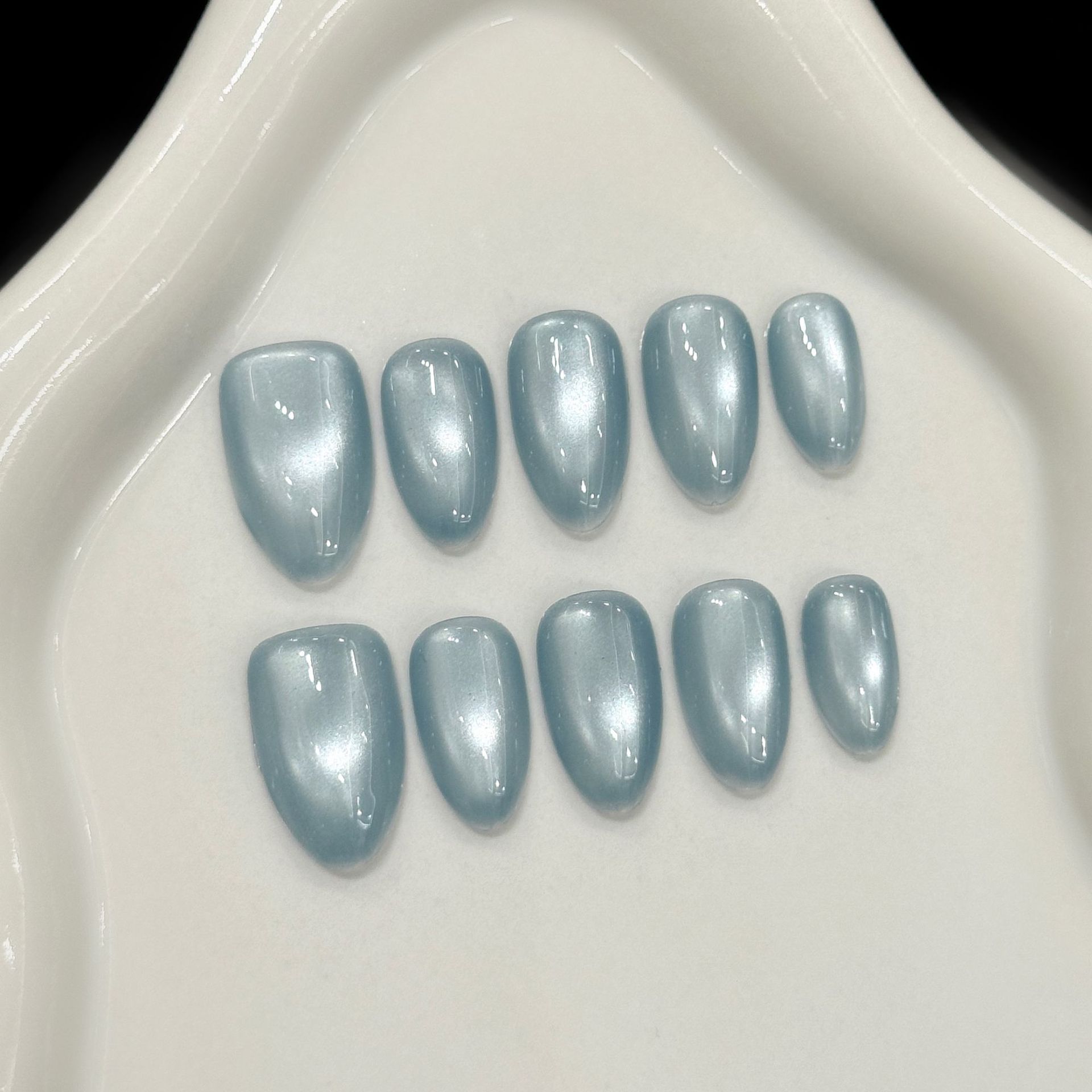 10 szt. Niebieskie sztuczne pa – Nail Art Emerald recenzja i cena