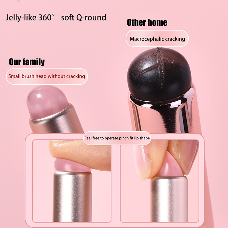 Silikonowy pędzelek do zdobien – Nail Art Pink Soft recenzja i cena
