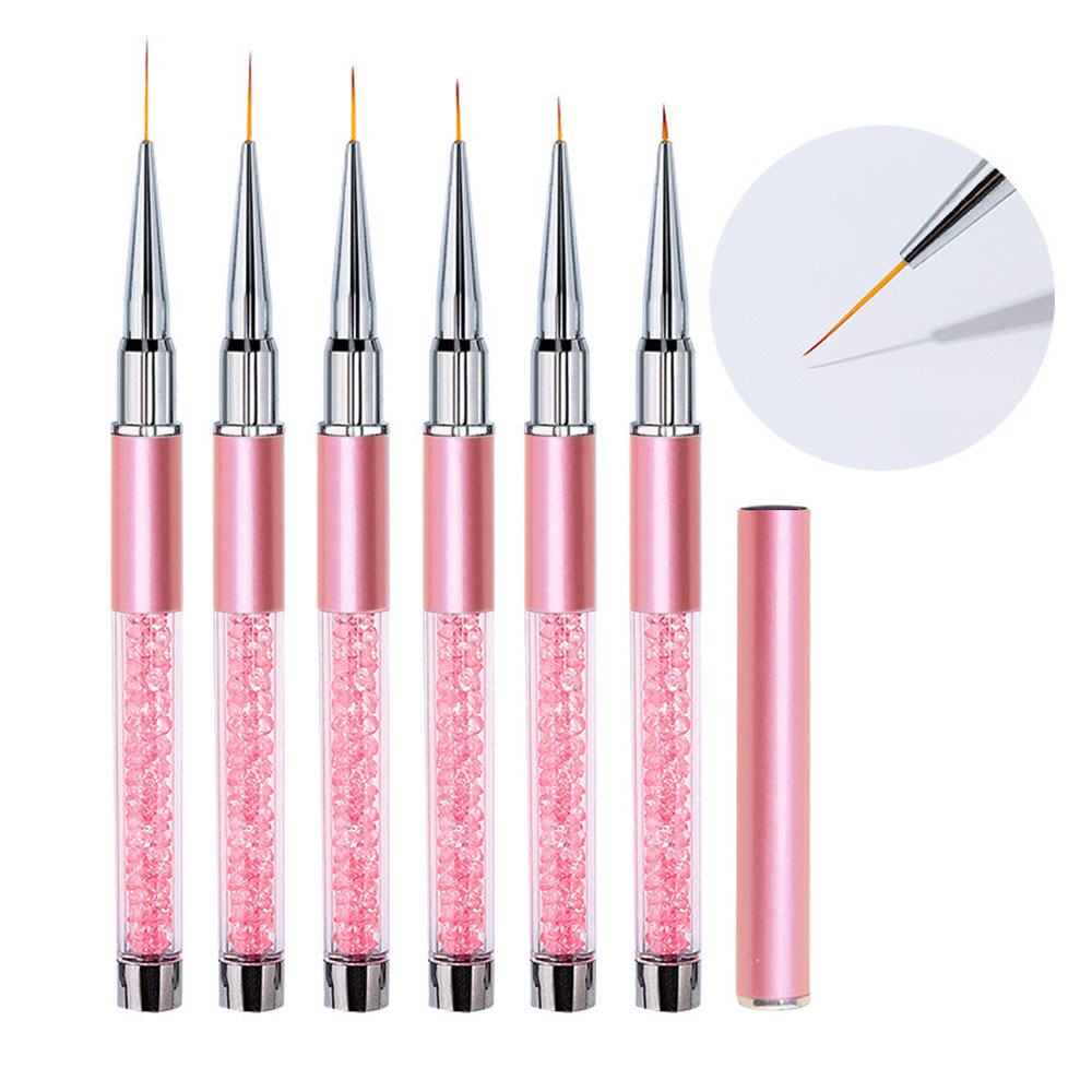 6 sztuk/zestaw Akrylowe pędzel – Nail Fan Brush recenzja i cena