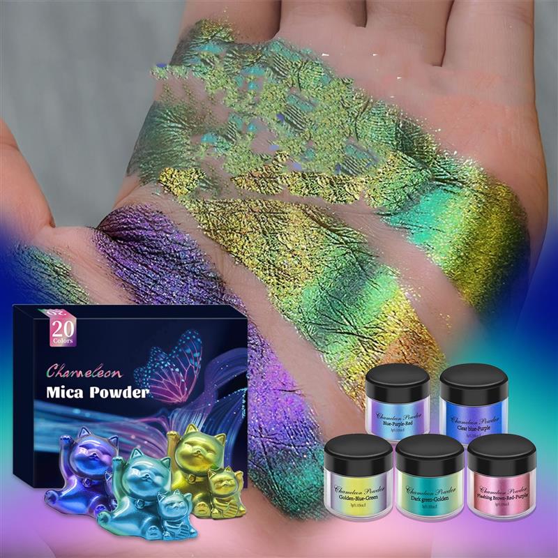 3g kameleon proszek Mica pigme – Nail Art Emerald recenzja i cena