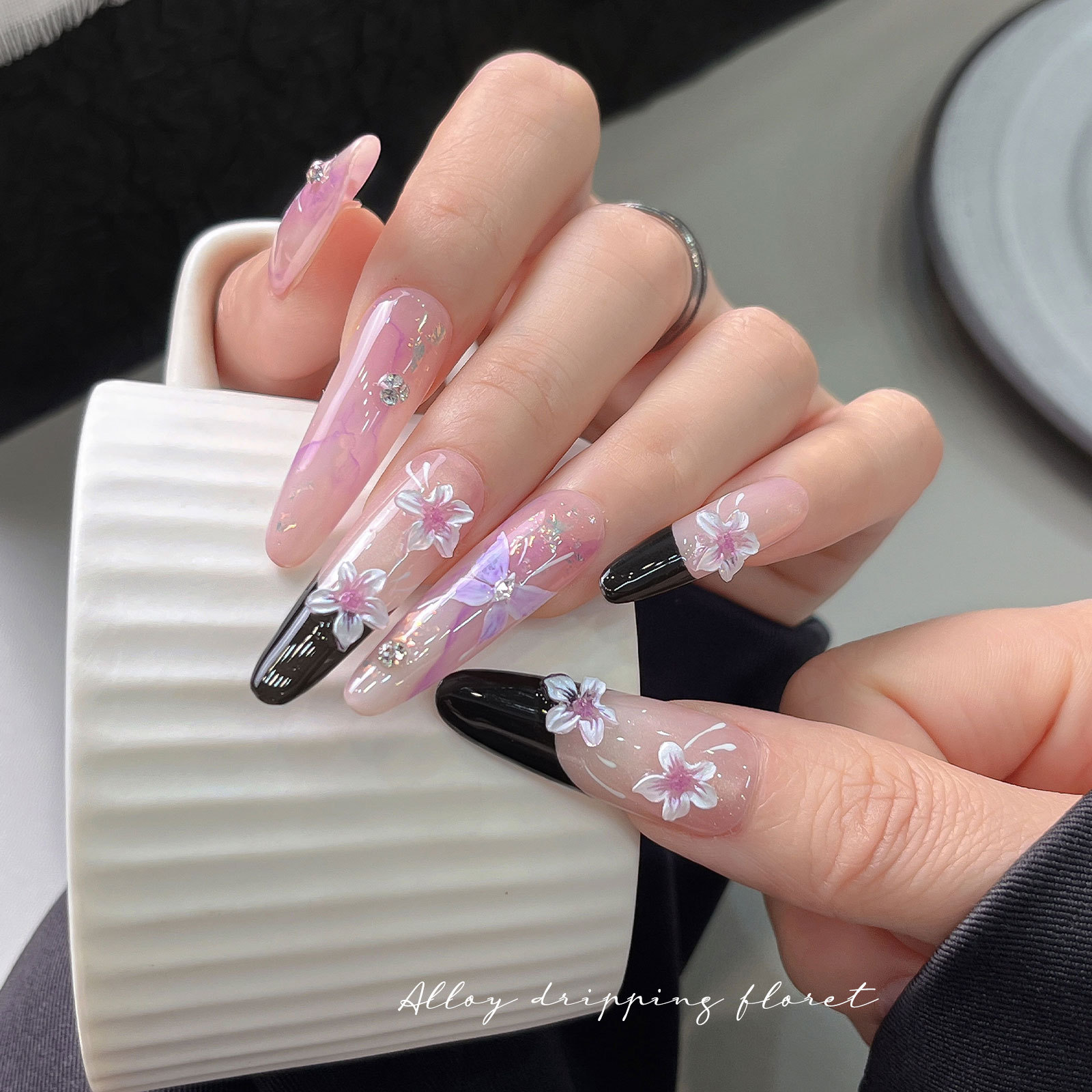 50 SZTUK Piękne, glazurowane,  – Nail Art Lotso recenzja i cena