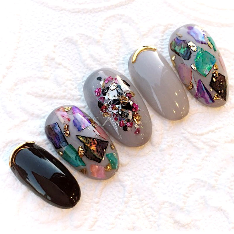 TSZS 200szt Krótkie Średnie Ow – Nail Art Viral recenzja i cena