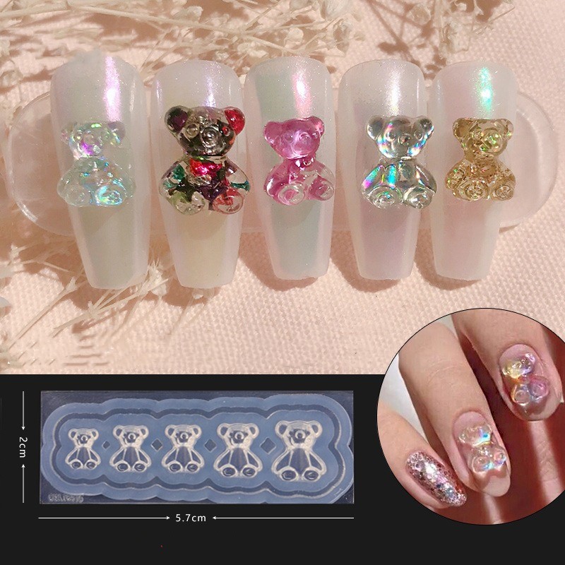 SNASAN śliczny motyl kokardka  – Nail Art Emerald recenzja i cena