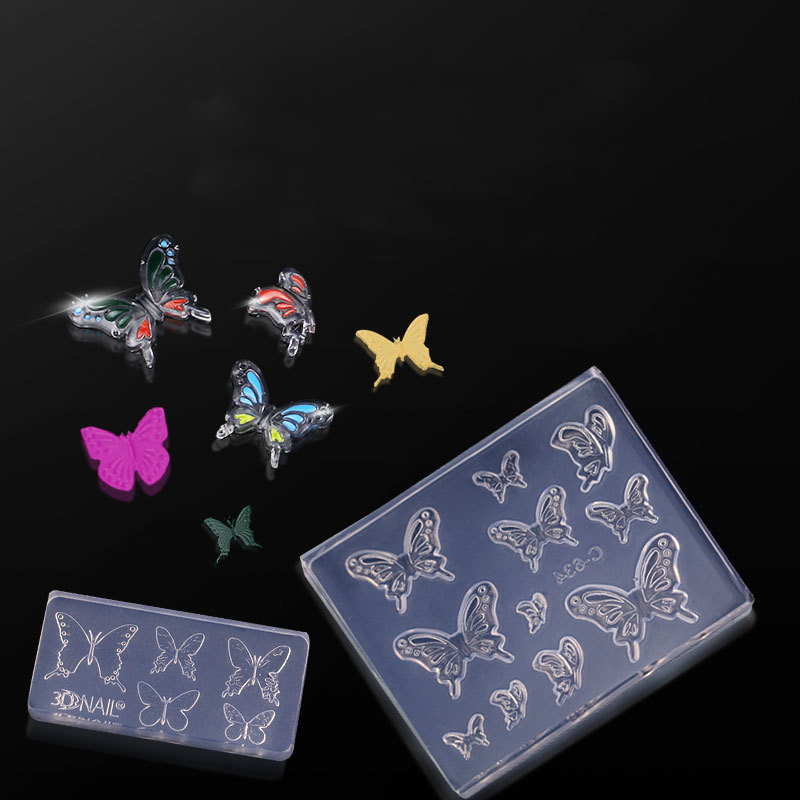 SNASAN śliczny motyl kokardka  – Nail Art Emerald recenzja i cena