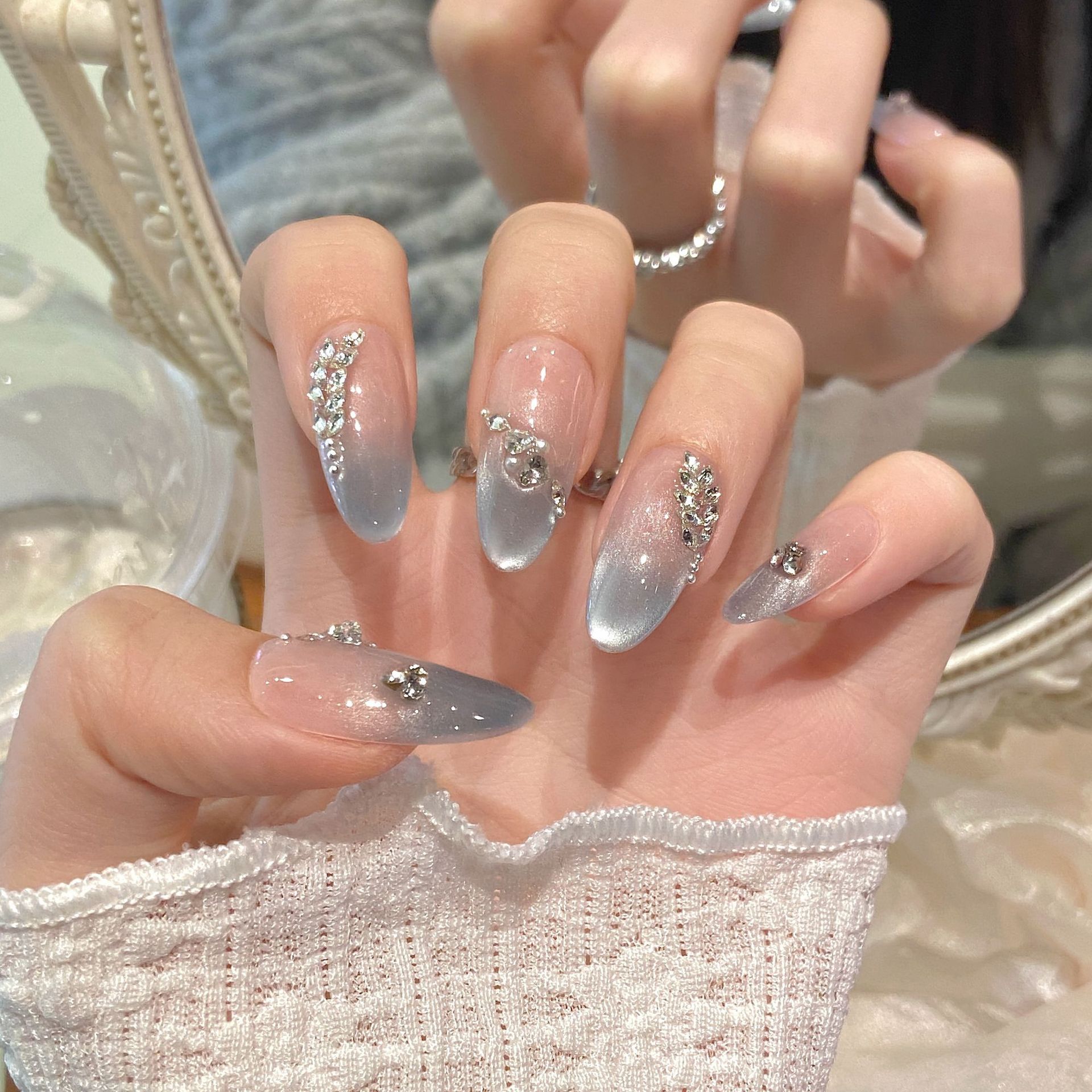 10 szt. Czysto ręcznie dociska – Nail Art Oval recenzja i cena