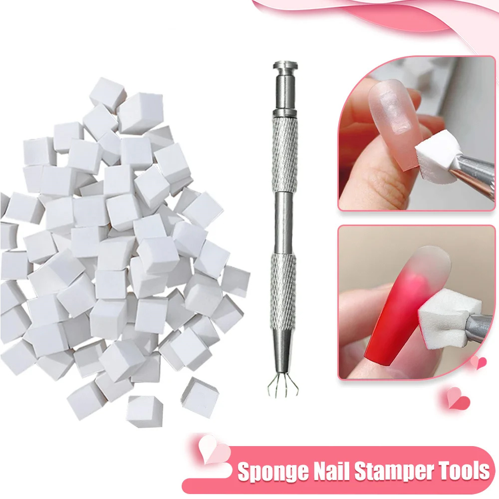 Zestaw gąbek do zdobienia pazn – Nail Fan Brush recenzja i cena
