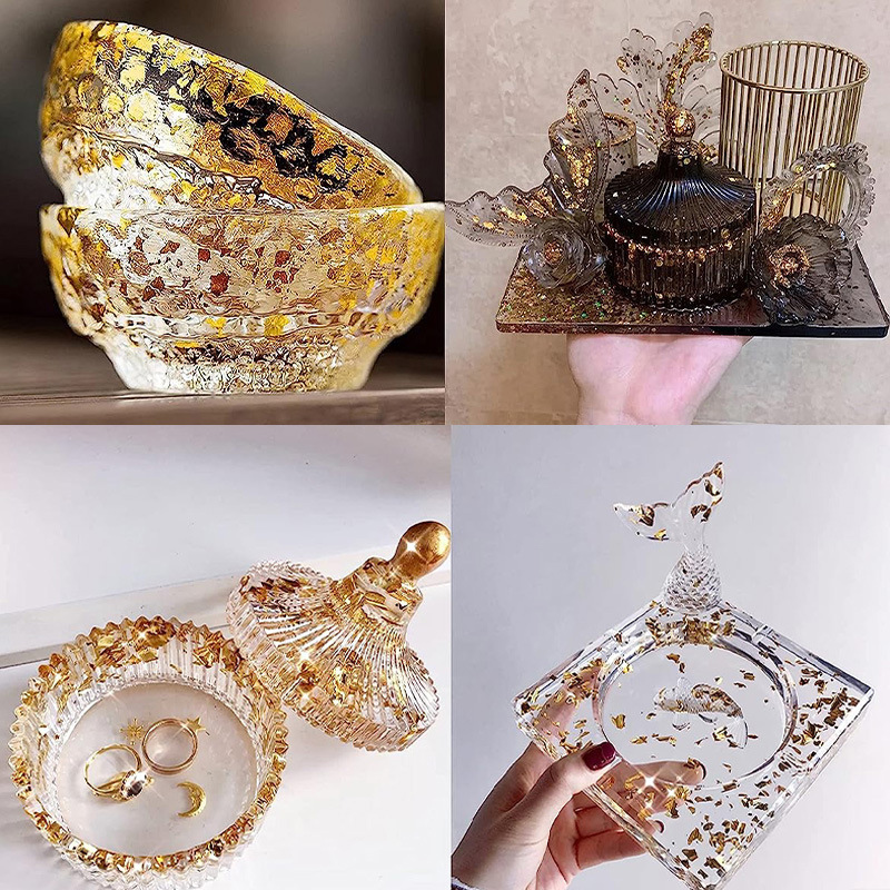 200 szt. Złote płatki folii im – Nail Art Gold recenzja i cena
