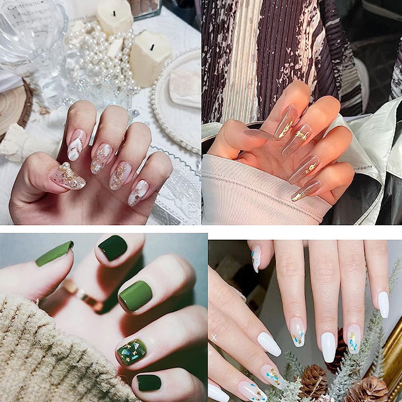 200 szt. Złote płatki folii im – Nail Art Gold recenzja i cena