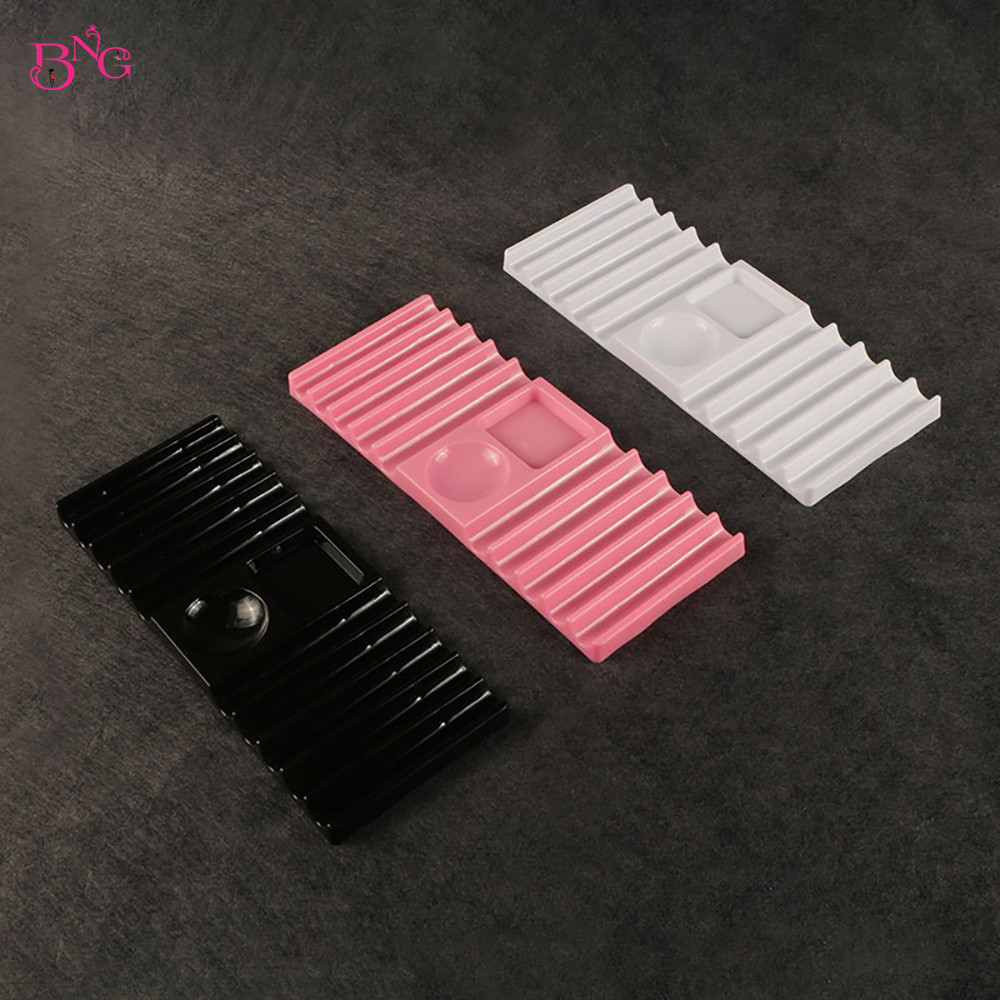 Stojak na dwa szablony BNG, pl – Nail Fan Brush recenzja i cena