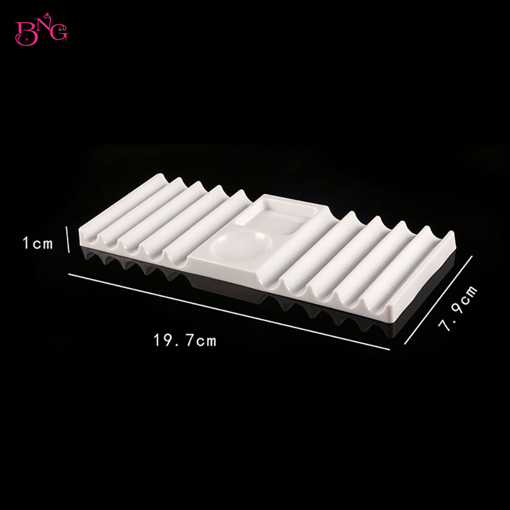 Stojak na dwa szablony BNG, pl – Nail Fan Brush recenzja i cena