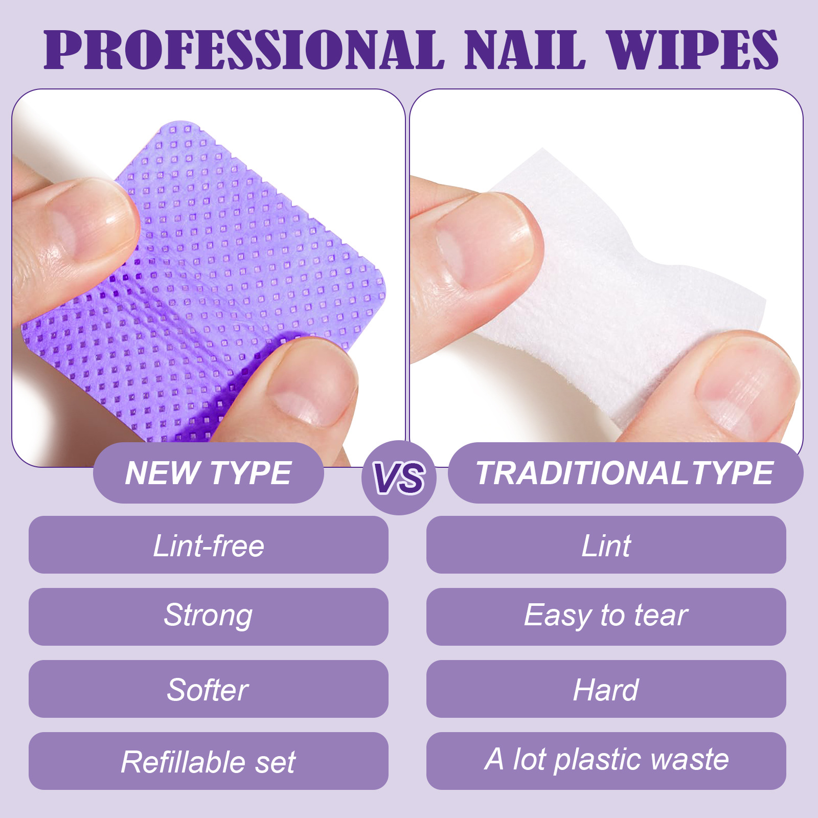 630/1200 szt. Bezpyłowe chuste – Nail Art Remove recenzja i cena