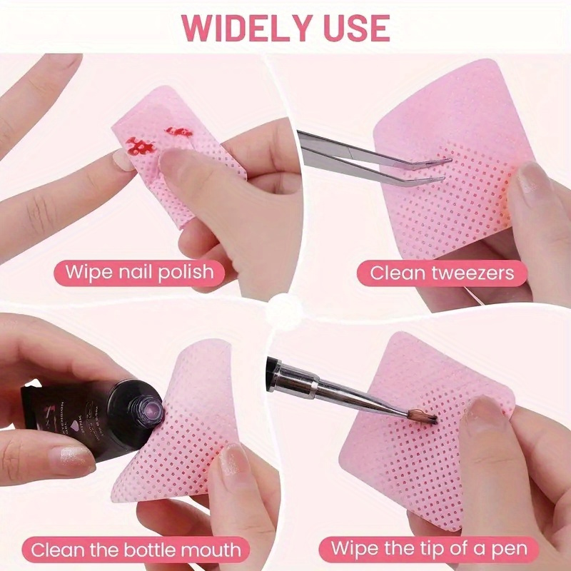 20/600 szt. Bezpyłowe chustecz – Nail Art Remove recenzja i cena