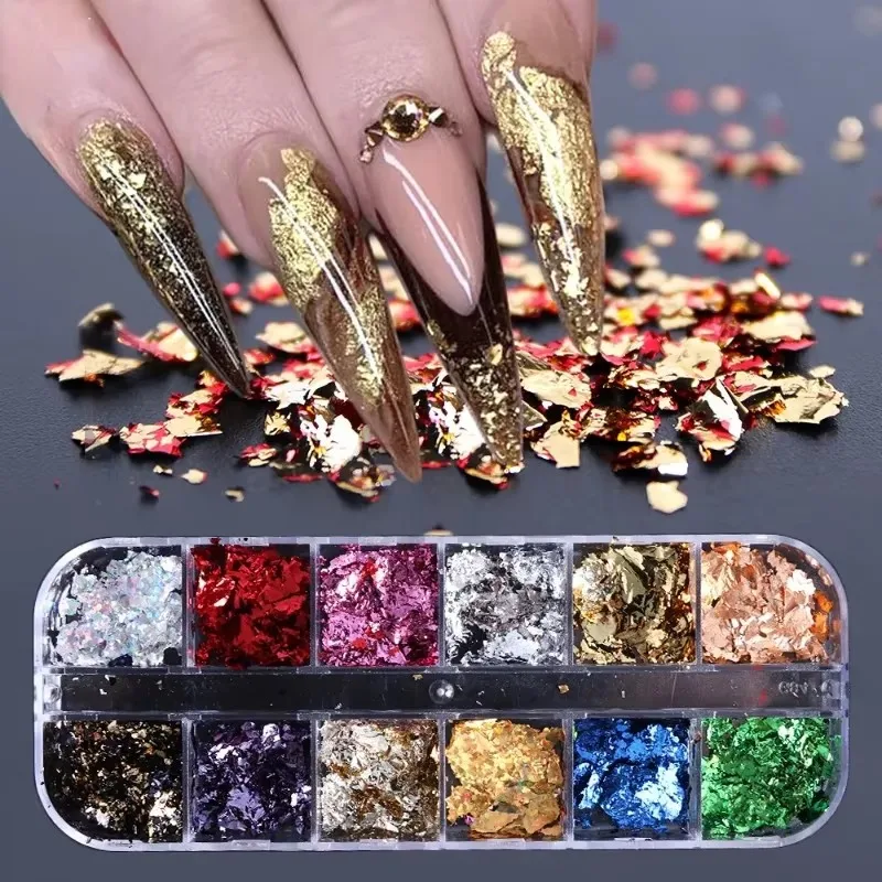 500 Arkuszy Imitacji Złota Sre – Nail Art Gold recenzja i cena