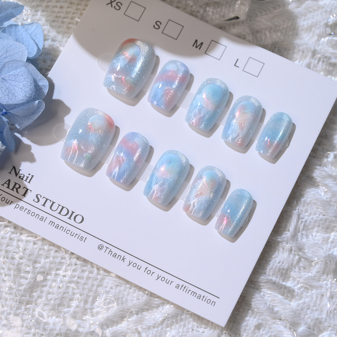 10 szt. Damskie Kolorowe Marzy – Nail Art Emerald recenzja i cena
