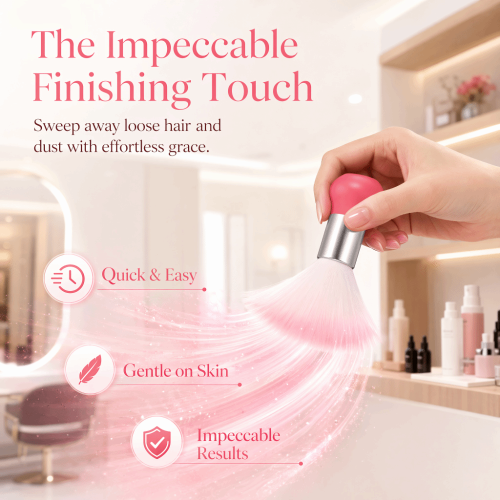 Miękka szczotka do brody i szy – Nail Art Pink Soft recenzja i cena