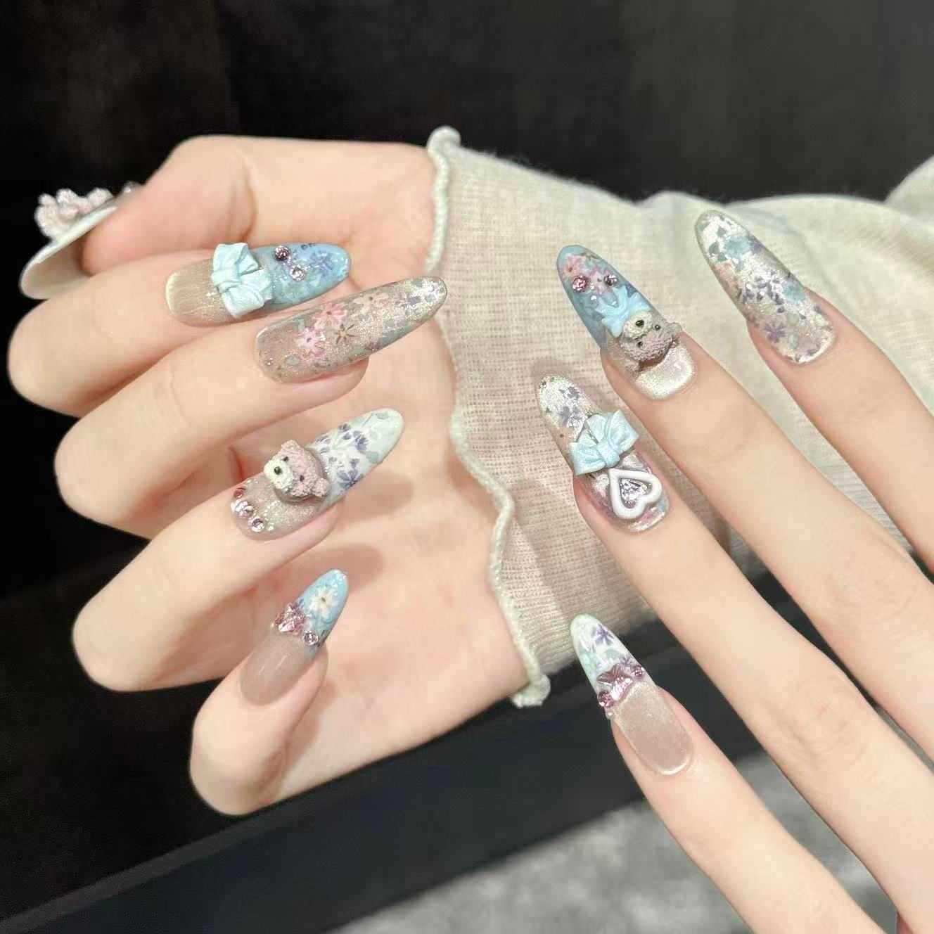 10 szt. Owalnych, ręcznie doci – Nail Art Oval recenzja i cena