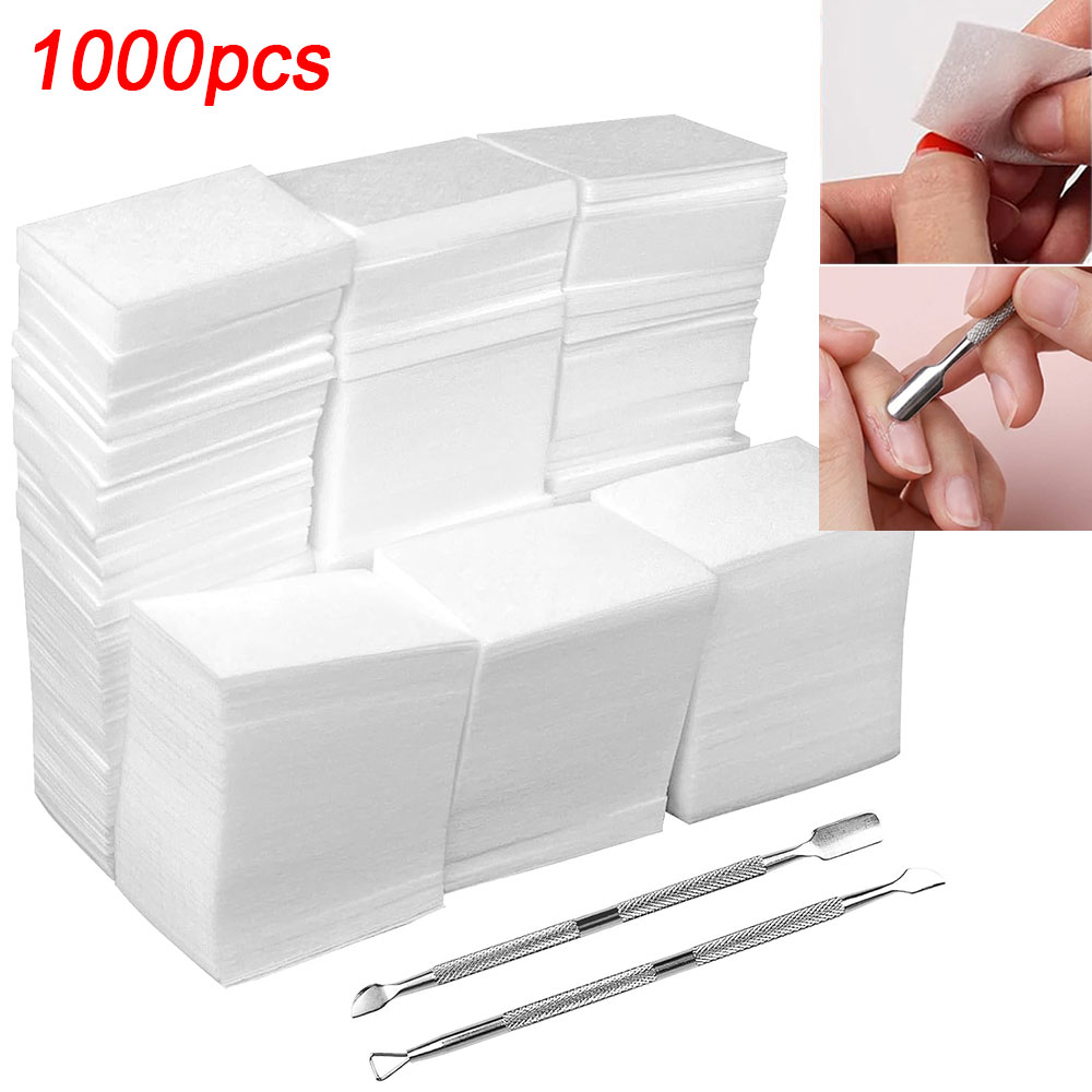 1000 szt. Bezpyłowych wacików  – Nail Art Remove recenzja i cena