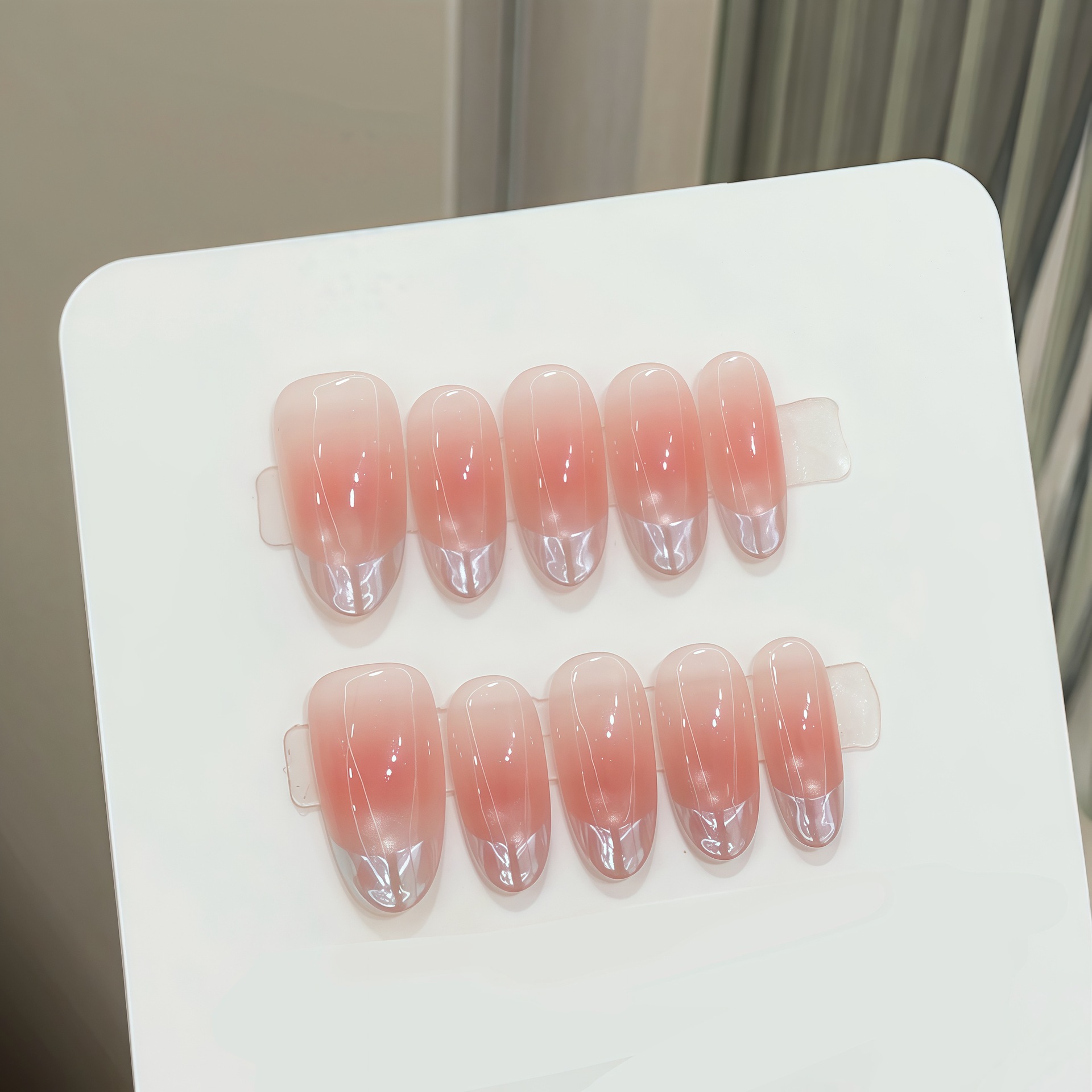 10 szt. Czysto ręcznie dociska – Nail Art Oval recenzja i cena
