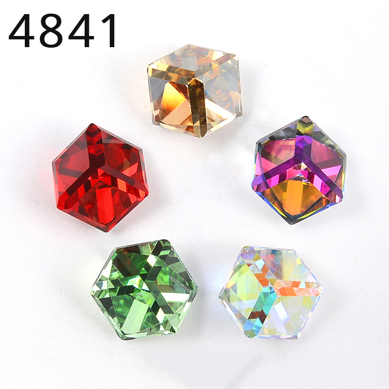 (1 sztuka) 4841 Cube Fancy Sto – Nail Art Emerald recenzja i cena