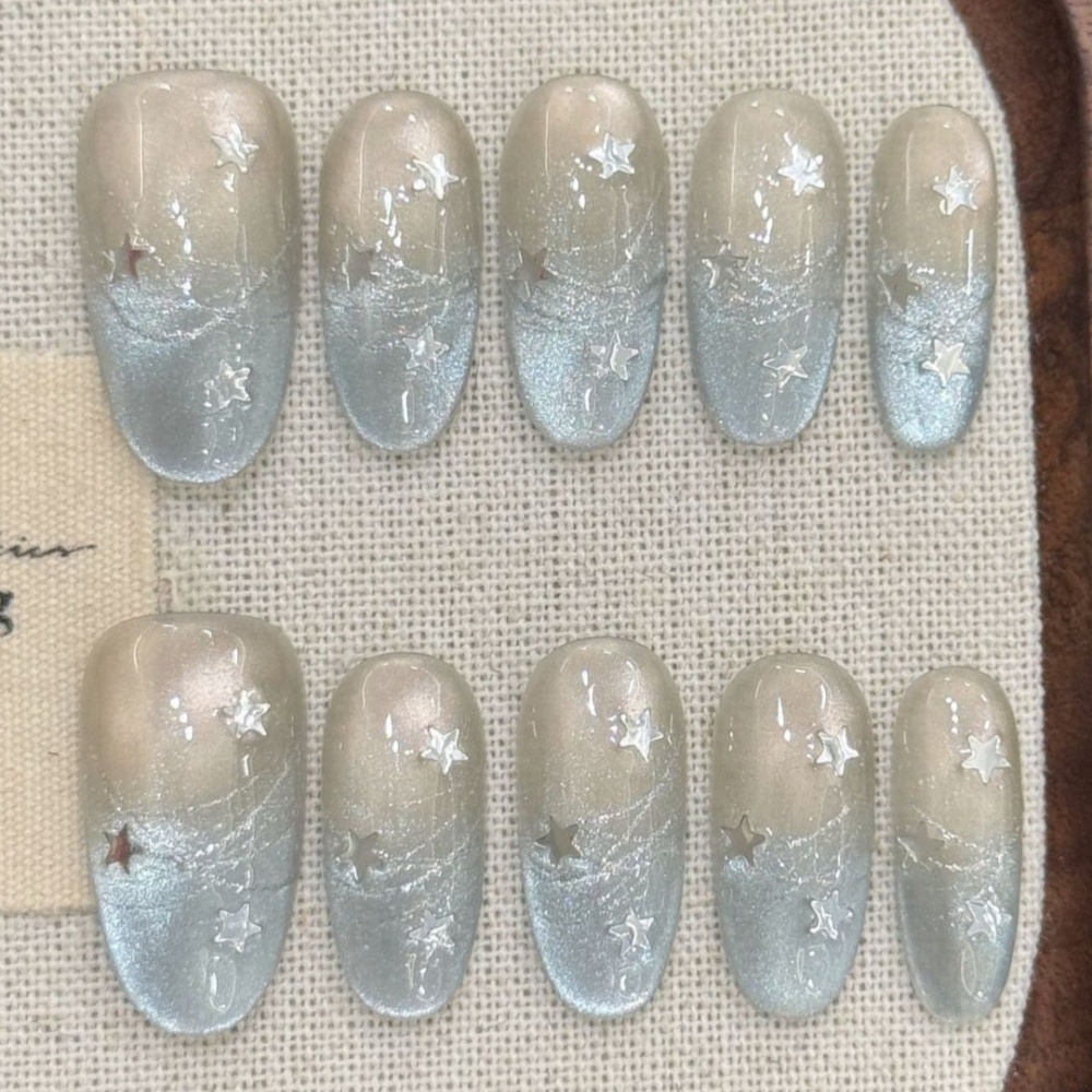 10 szt. Ręcznie Robione Sztucz – Nail Art Oval recenzja i cena