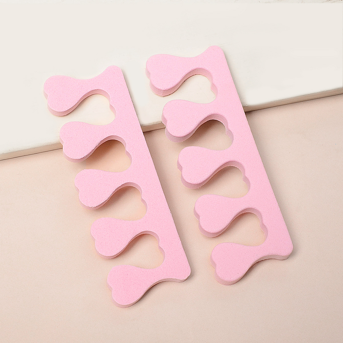 10 par różowych gąbkowych sepa – Nail Art Pink Soft recenzja i cena