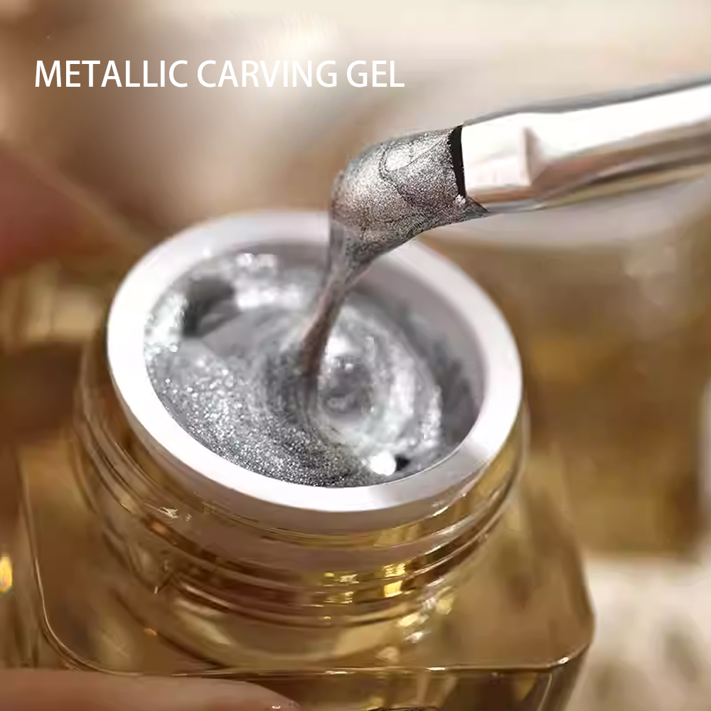 8g Metaliczny Żel do Rzeźbieni – Nail Art Gold recenzja i cena