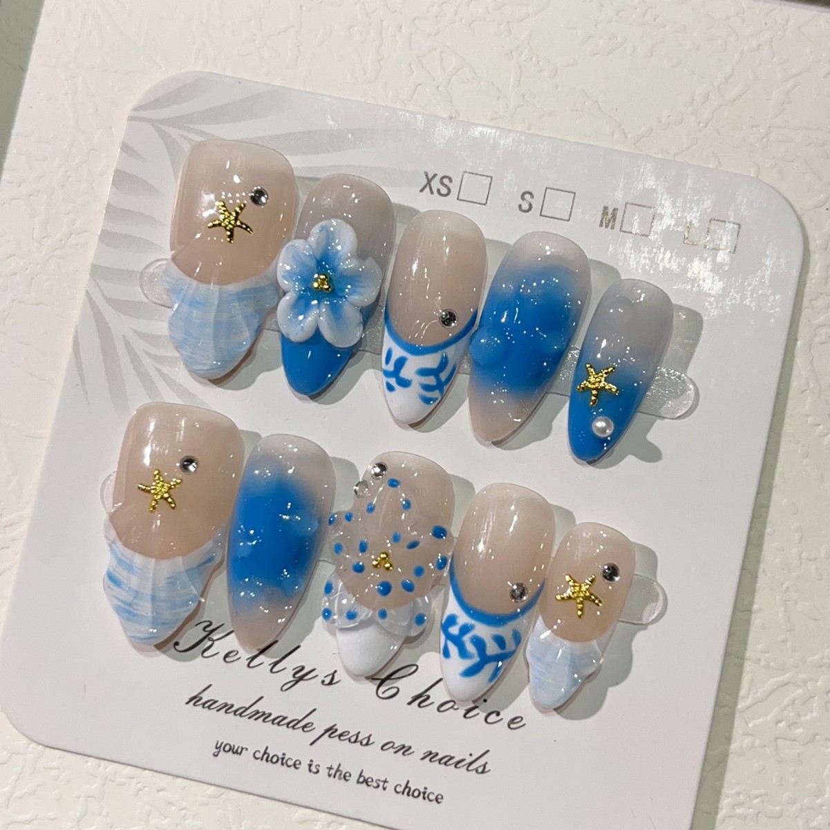 10 szt. Letnie, wyspowe sztucz – Nail Art Gold recenzja i cena