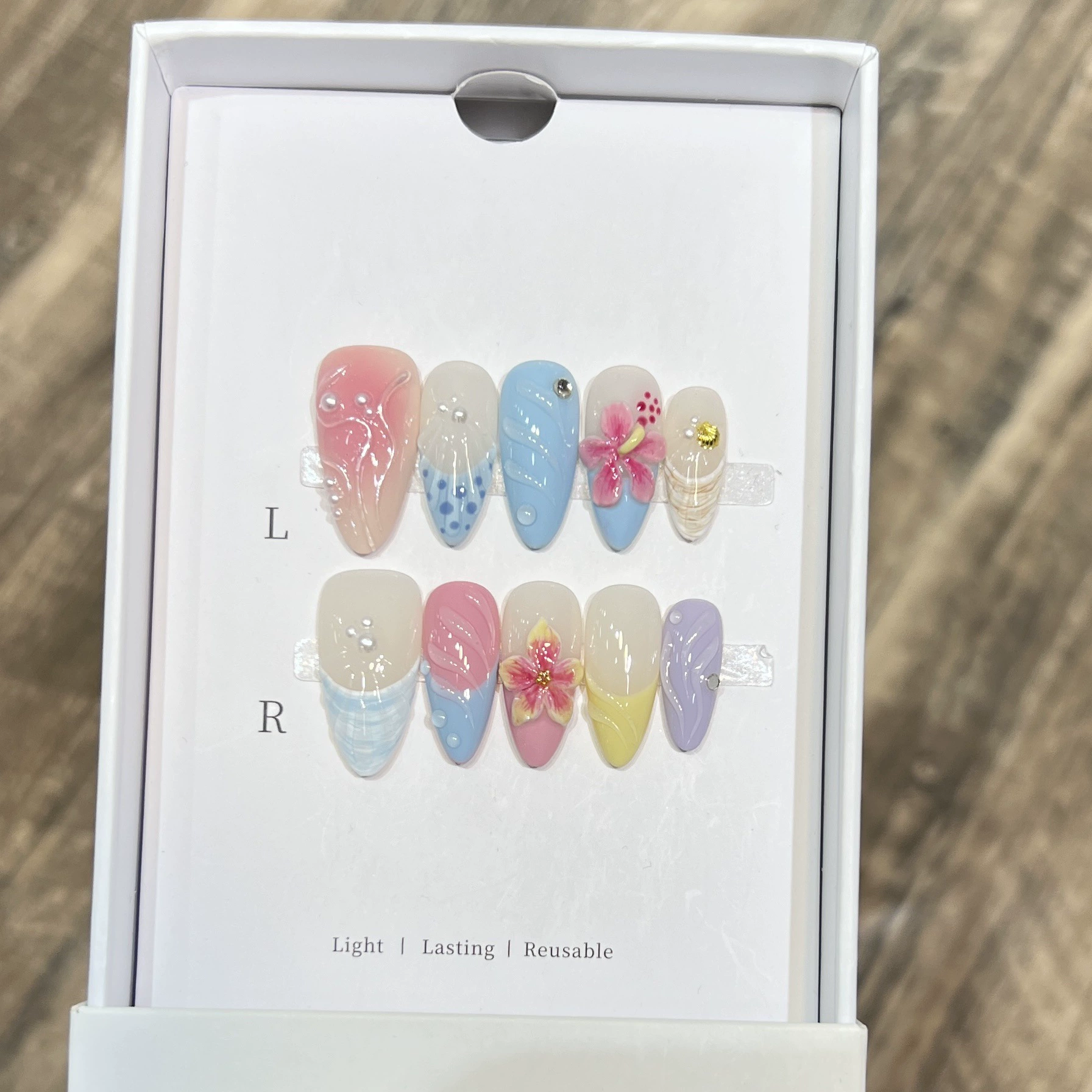10 szt. Letnie, wyspowe sztucz – Nail Art Gold recenzja i cena
