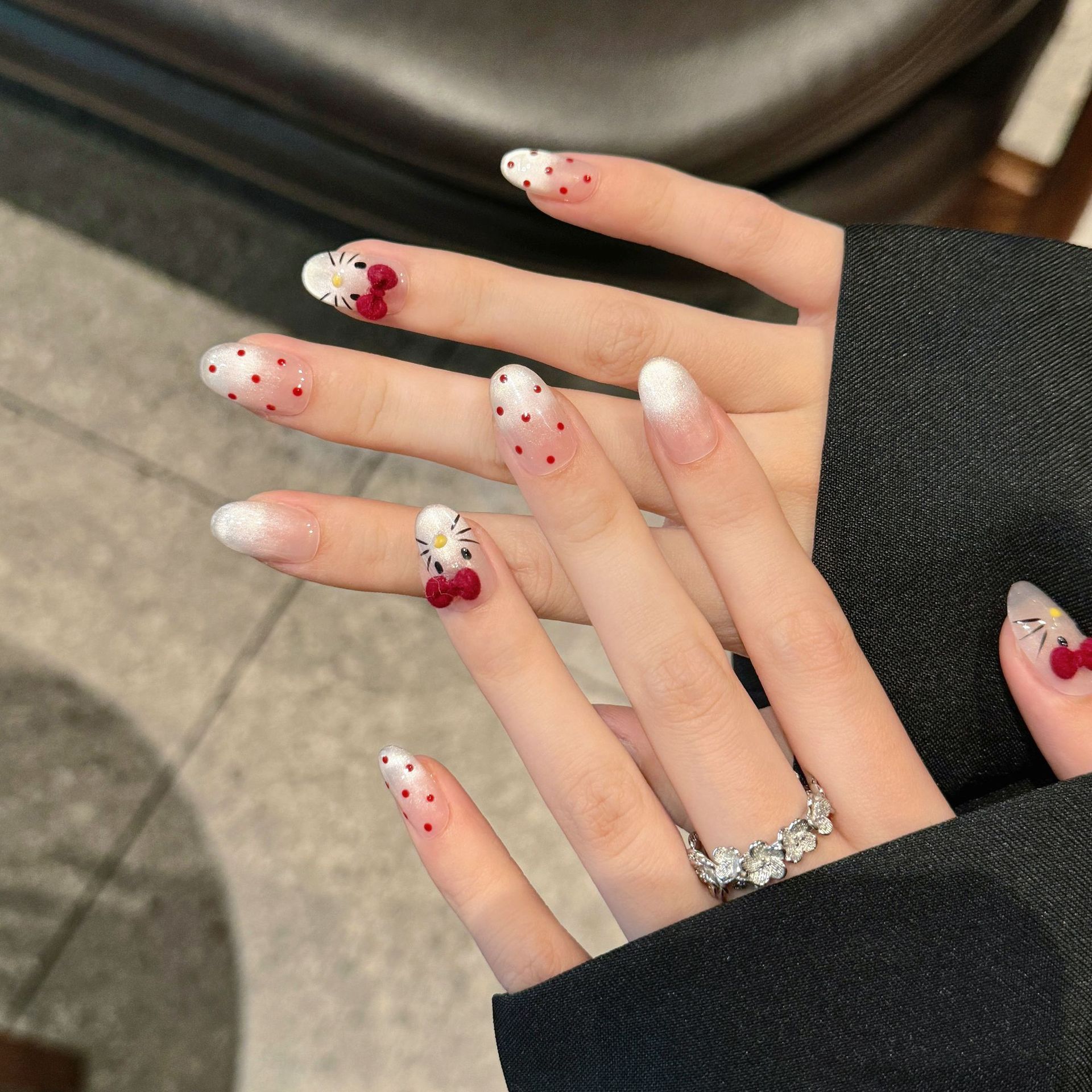 10 szt. Czysto ręcznie dociska – Nail Art Oval recenzja i cena