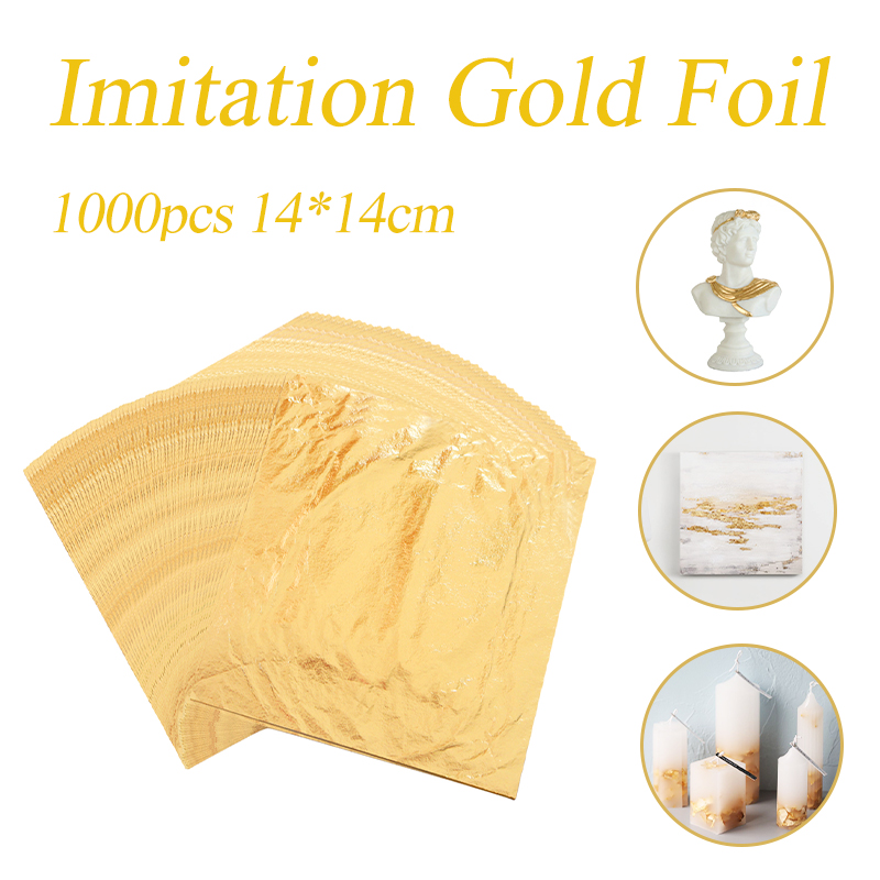 Imitacja złota liść arkusze fo – Nail Art Gold recenzja i cena
