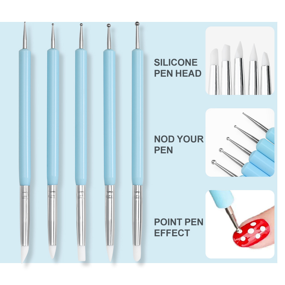 1/3/5/6 szt./zestaw Pędzelki d – Nail Fan Brush recenzja i cena